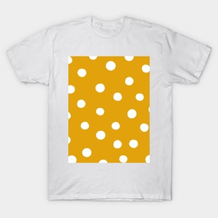 Random dots - yellow ochre T-Shirt